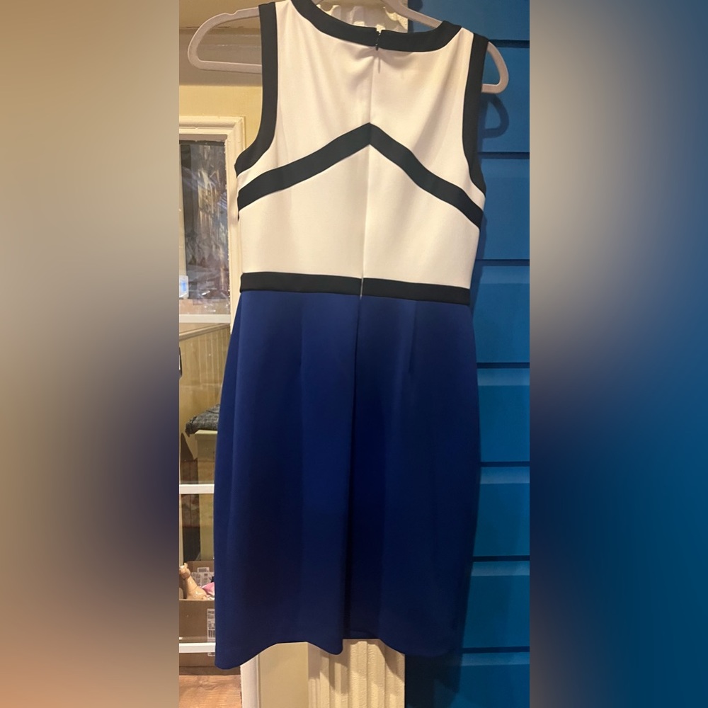 NNW Calvin Klein Sz 6 Ladies Colorblock Dress - Picture 5 of 5